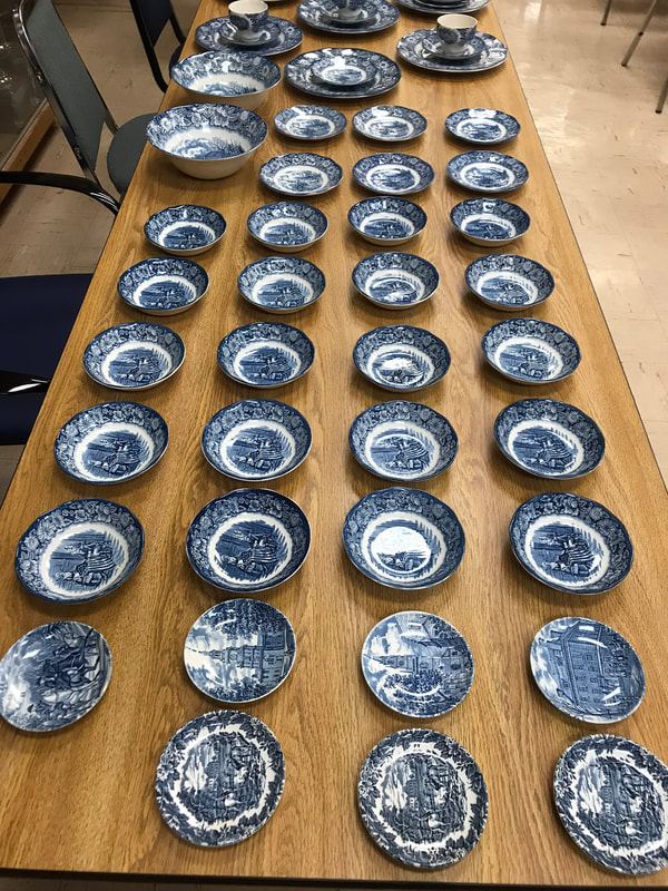 149 Pieces of Liberty Blue
Old North Church
Made in England