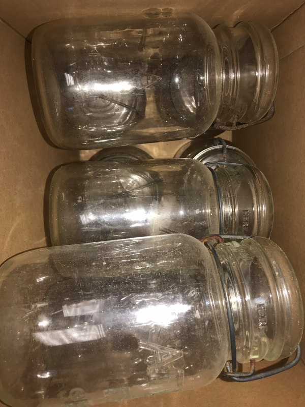 many, many, many canning jars